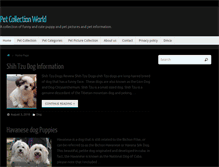 Tablet Screenshot of petcollectionworld.com